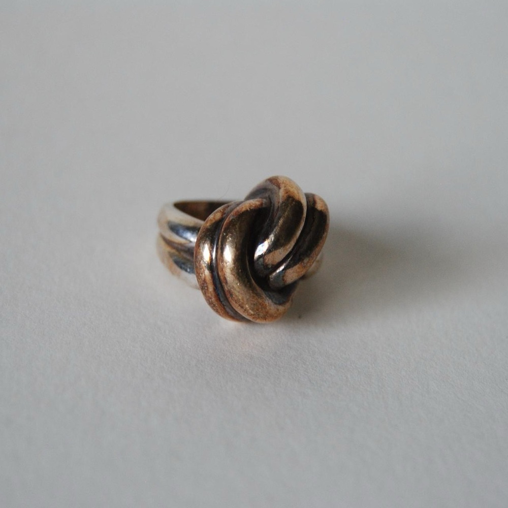 Silver Knot Ring - image 3